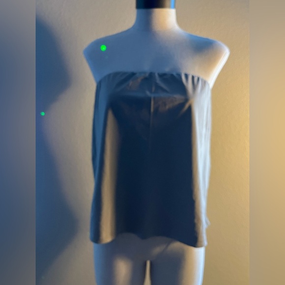 Vuori taupe Strapless Blouse size small ! - Picture 4 of 7